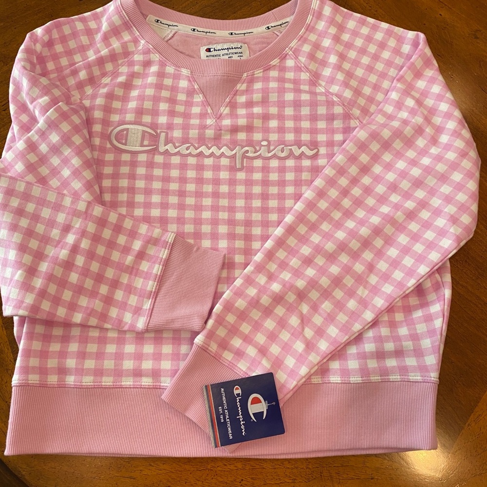 NWT Champion Campus French Terry Cropped S M - Picture 2 of 7